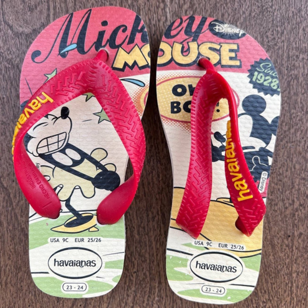 Disney Mickey Mouse Havaianas‎ Toddler Flip Flops